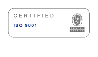 logo of Certified ISO 9001, certified by Bureau Veritas.